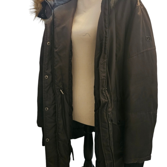 ❣️HP❣️Diane Von Furstenberg, daisy coat in olive size xxl - Picture 5 of 8